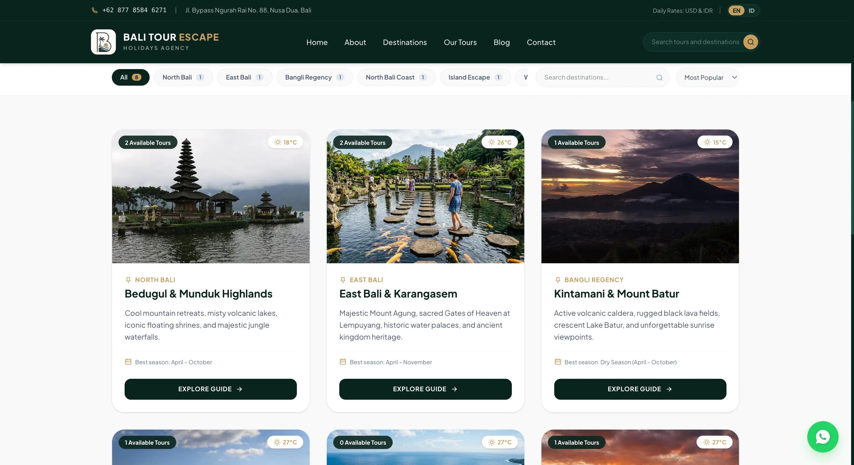 Bali Tour Escape destination travel guides