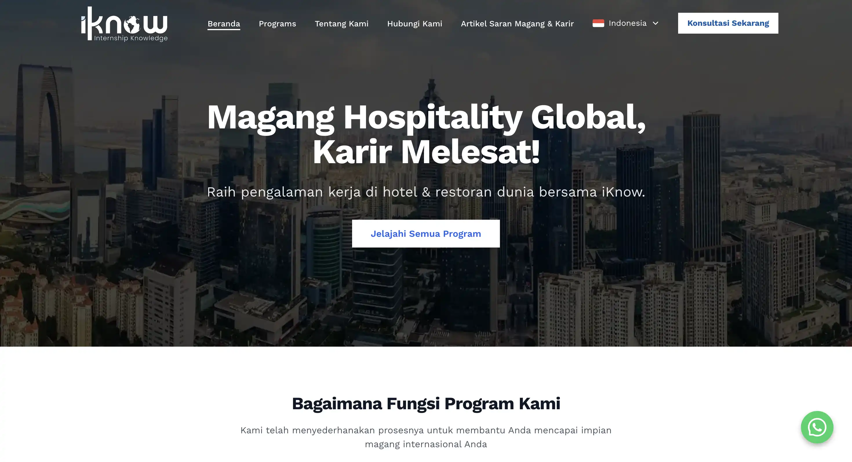Internship Knowledge company profile website